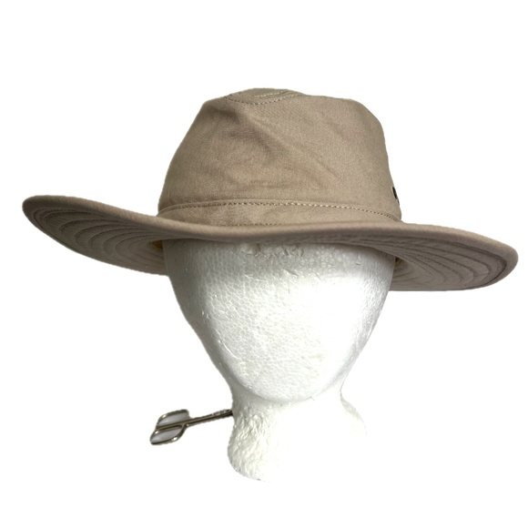 Filson Bucket Hat Sz M Desert Tan Outdoor Fishing Hiking 100% Cotton USA Packer - Picture 5 of 12